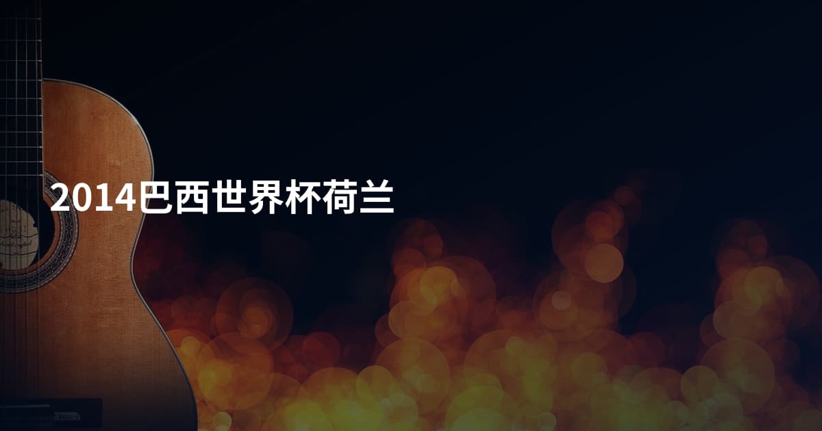 2014巴西世界杯荷兰