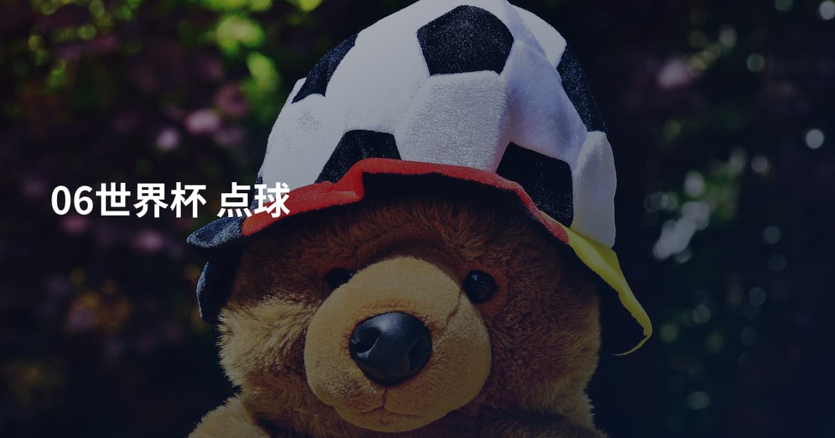 06世界杯 点球