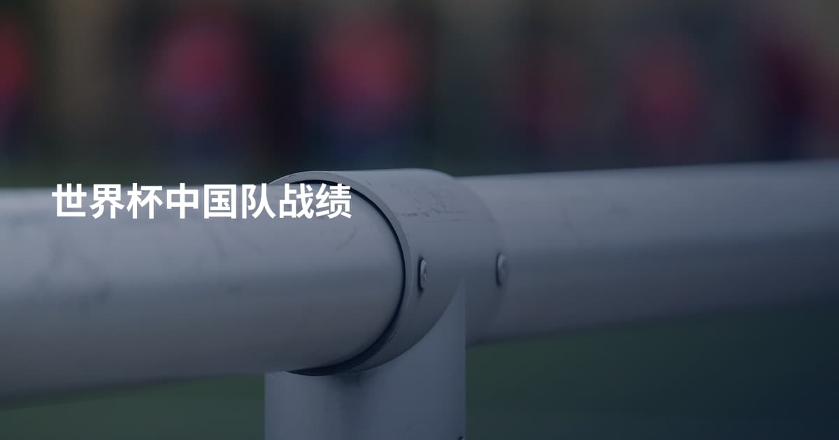 世界杯中国队战绩