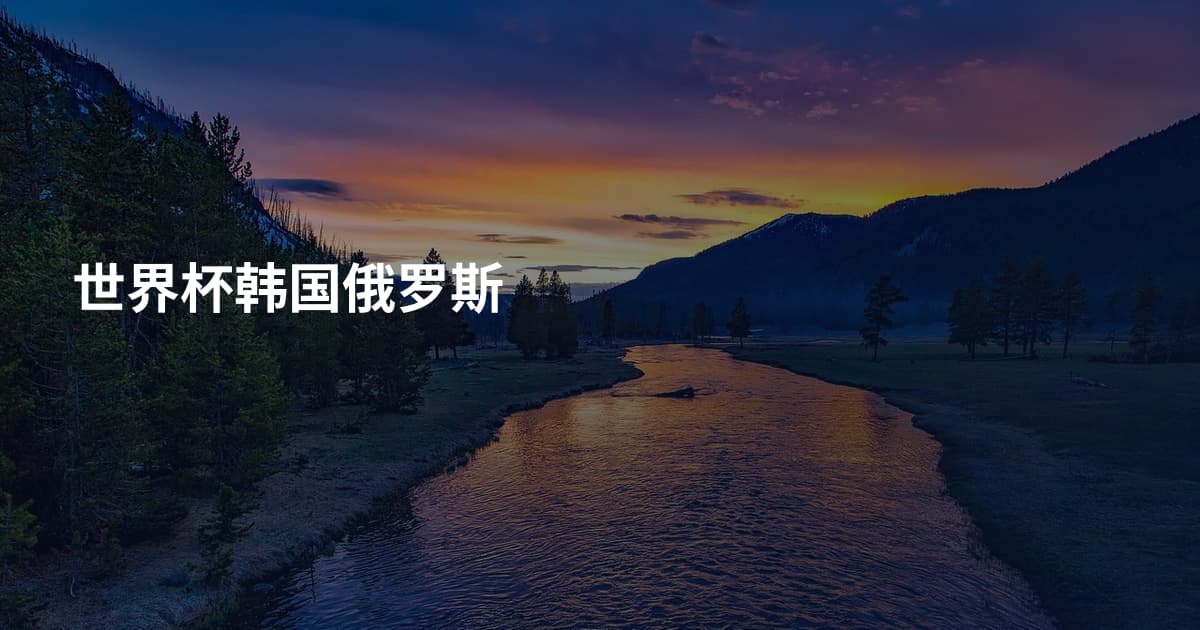 世界杯韩国俄罗斯