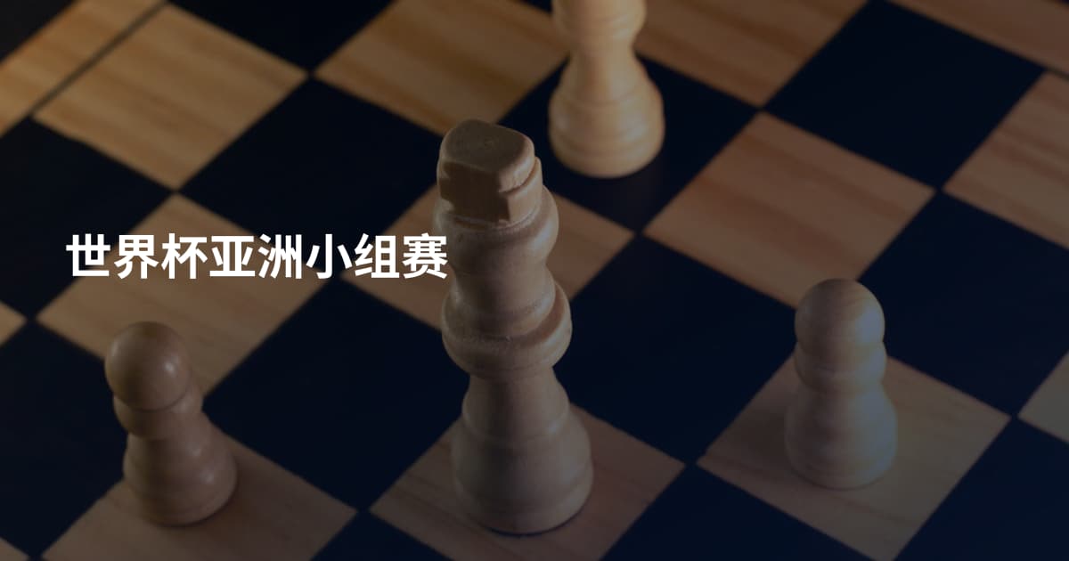 世界杯亚洲小组赛