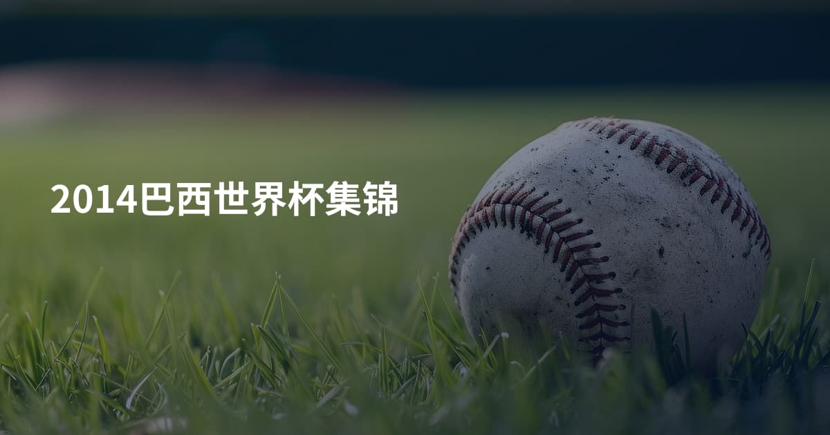 2014巴西世界杯集锦