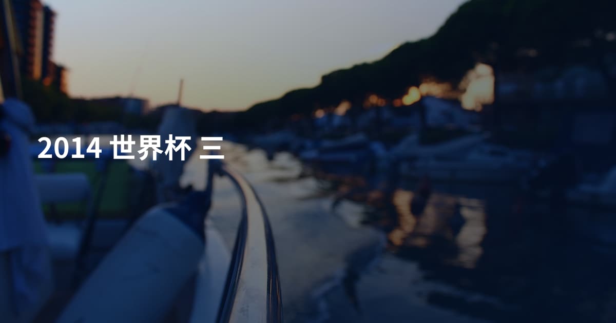 2014 世界杯 三