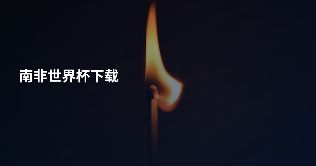 南非世界杯下载