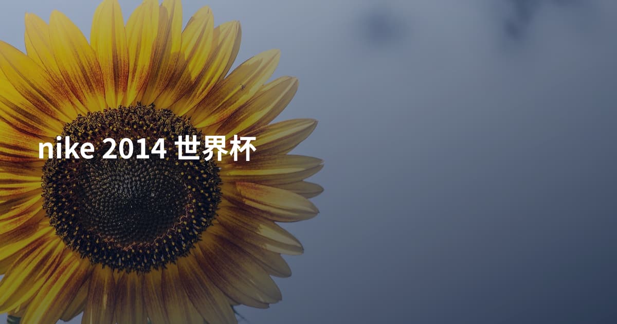nike 2014 世界杯