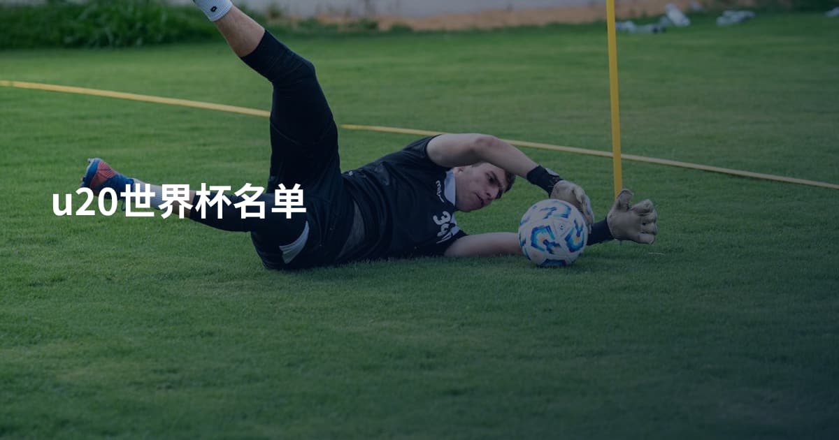 u20世界杯名单