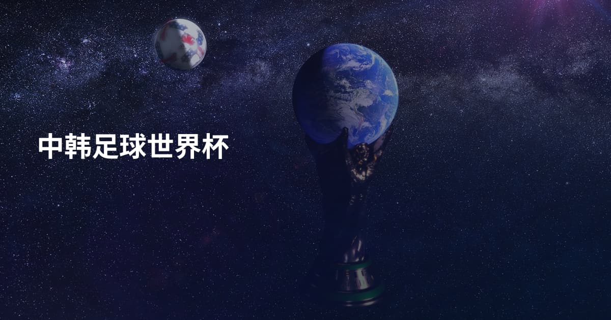 中韩足球世界杯