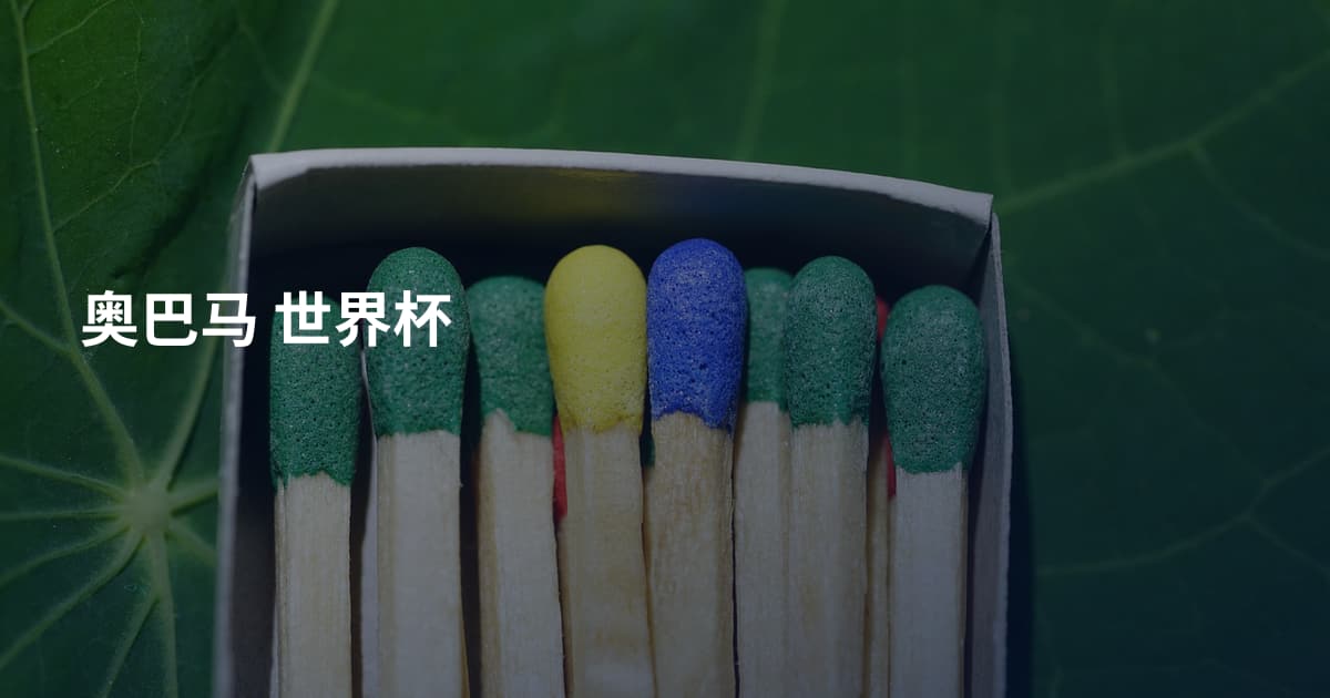 奥巴马 世界杯