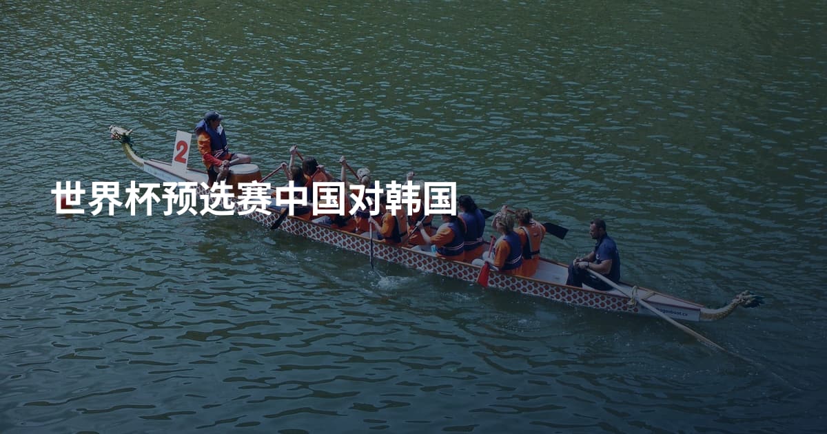 世界杯预选赛中国对韩国