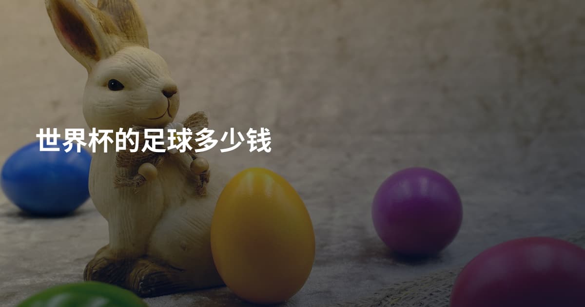 世界杯的足球多少钱