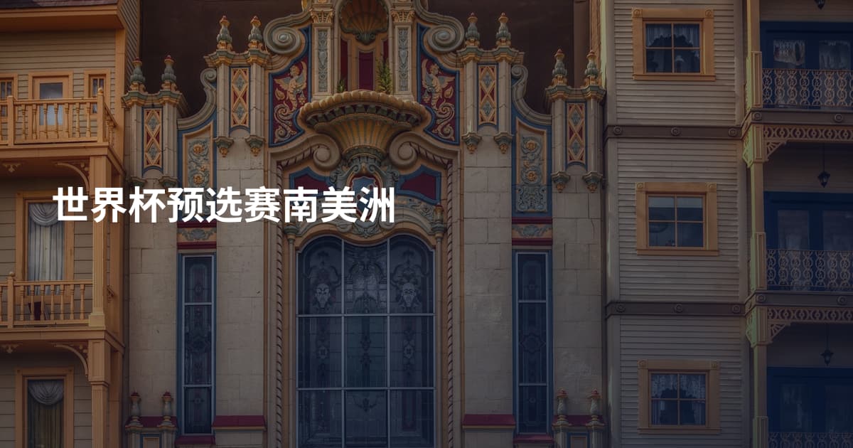 世界杯预选赛南美洲