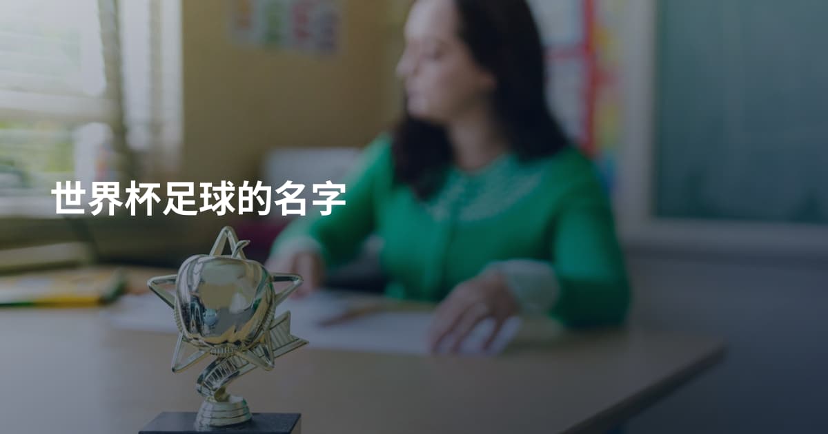 世界杯足球的名字