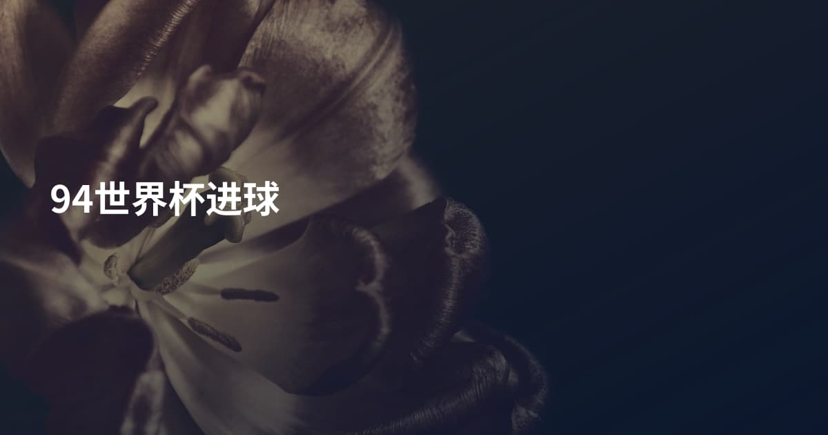 94世界杯进球