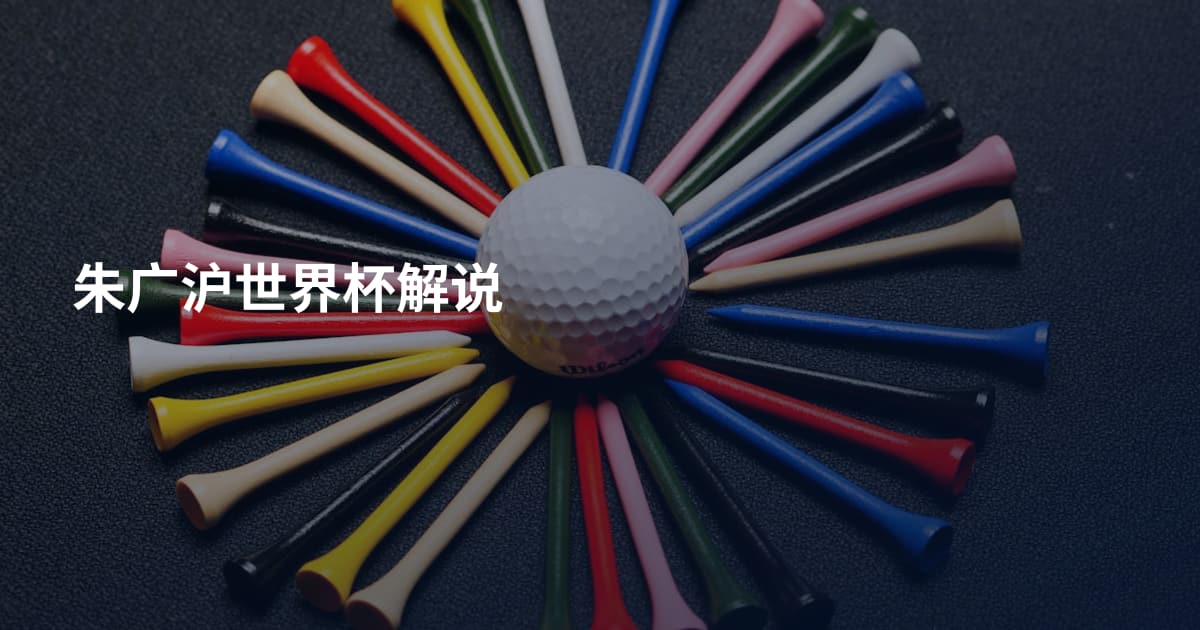 朱广沪世界杯解说