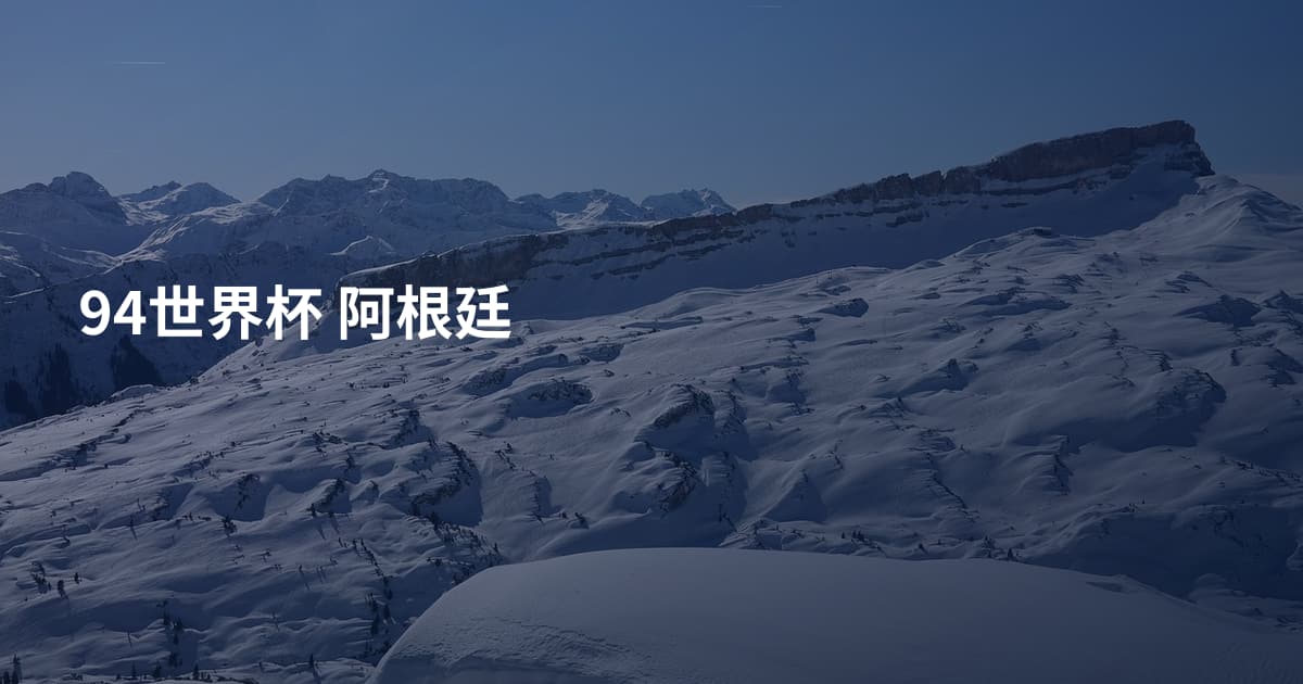 94世界杯 阿根廷