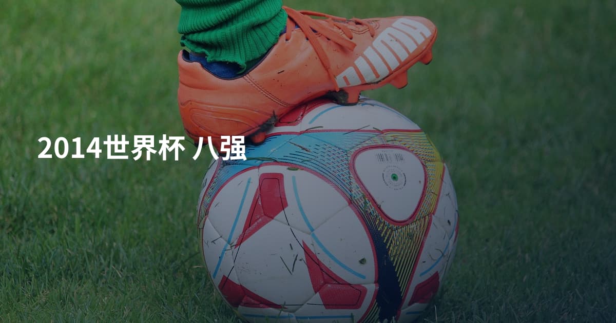 2014世界杯 八强