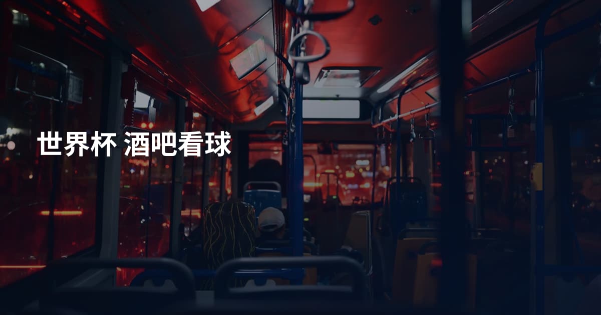世界杯 酒吧看球
