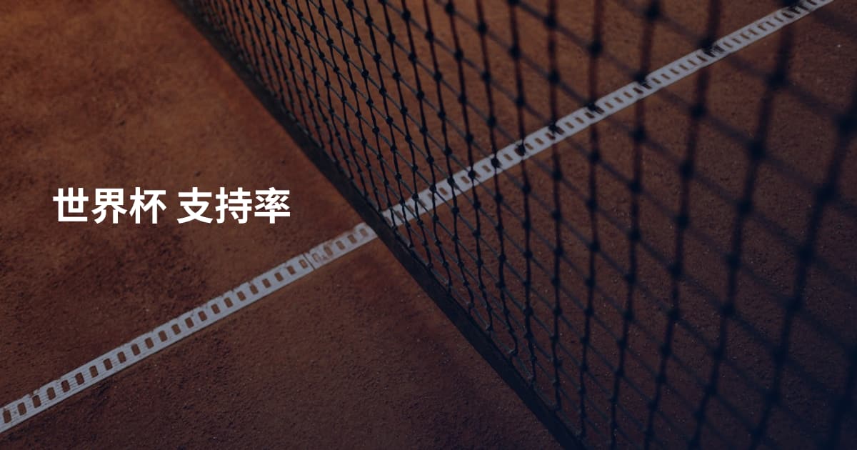 世界杯 支持率