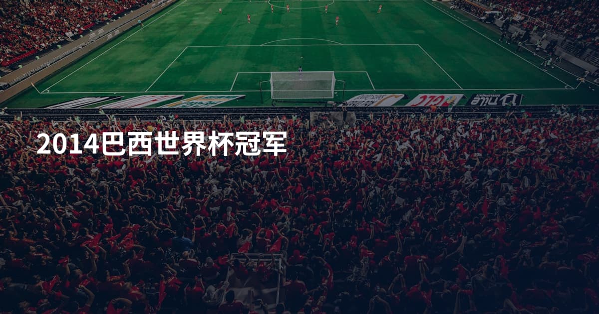 2014巴西世界杯冠军