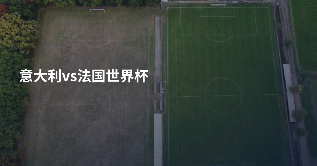 意大利vs法国世界杯