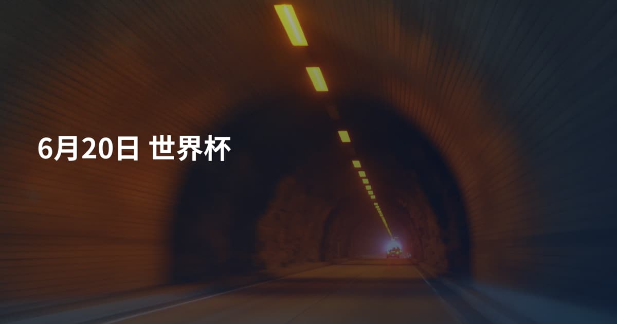 6月20日 世界杯