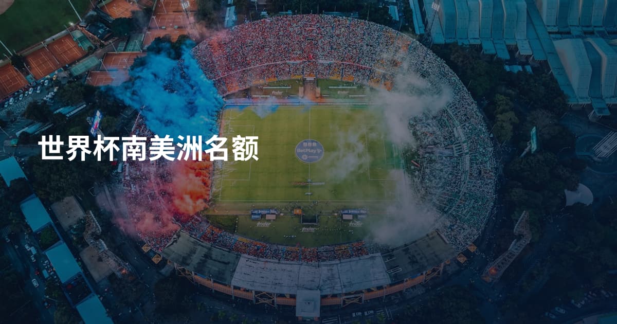 世界杯南美洲名额
