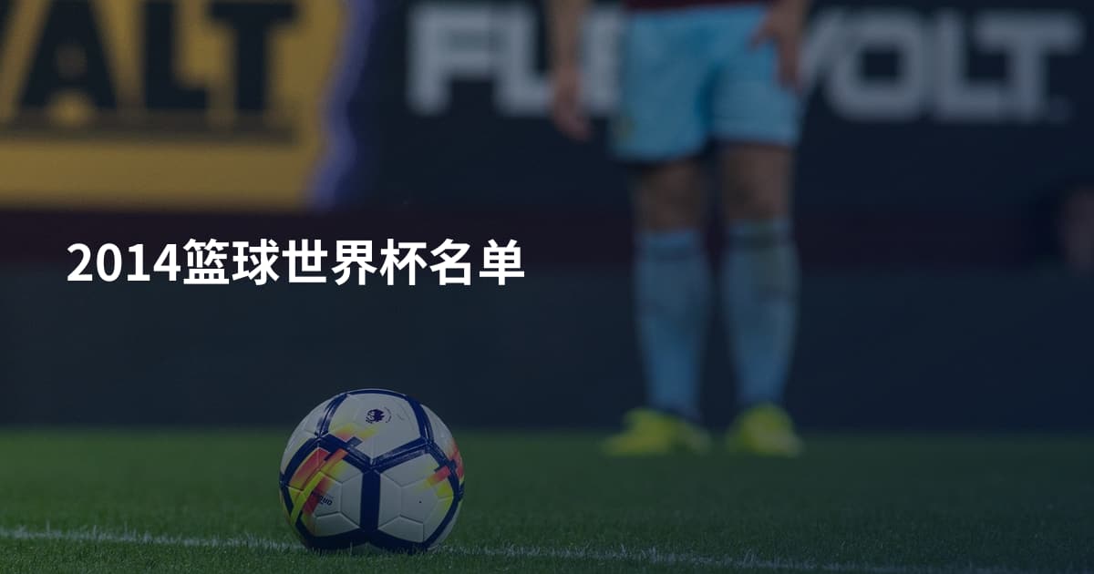 2014篮球世界杯名单