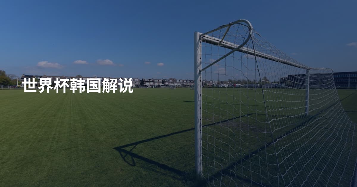 世界杯韩国解说