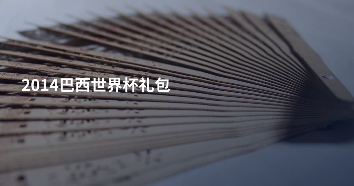 2014巴西世界杯礼包