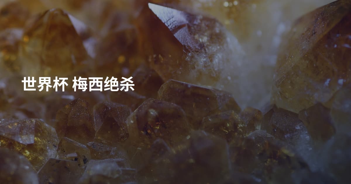 世界杯 梅西绝杀