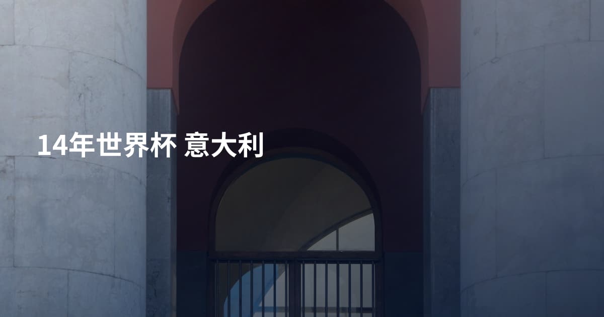 14年世界杯 意大利