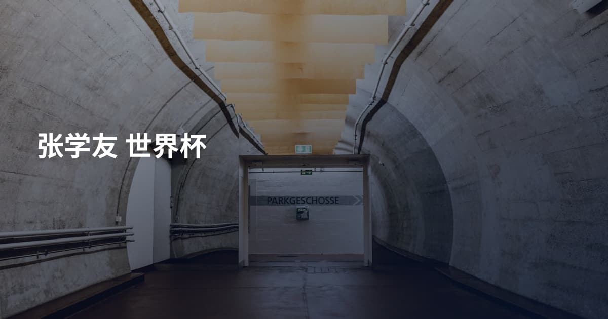 张学友 世界杯