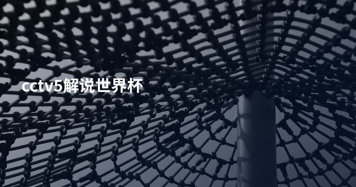 cctv5解说世界杯