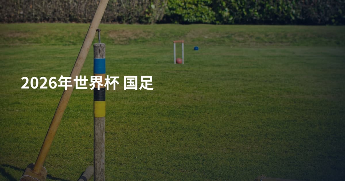 2026年世界杯 国足