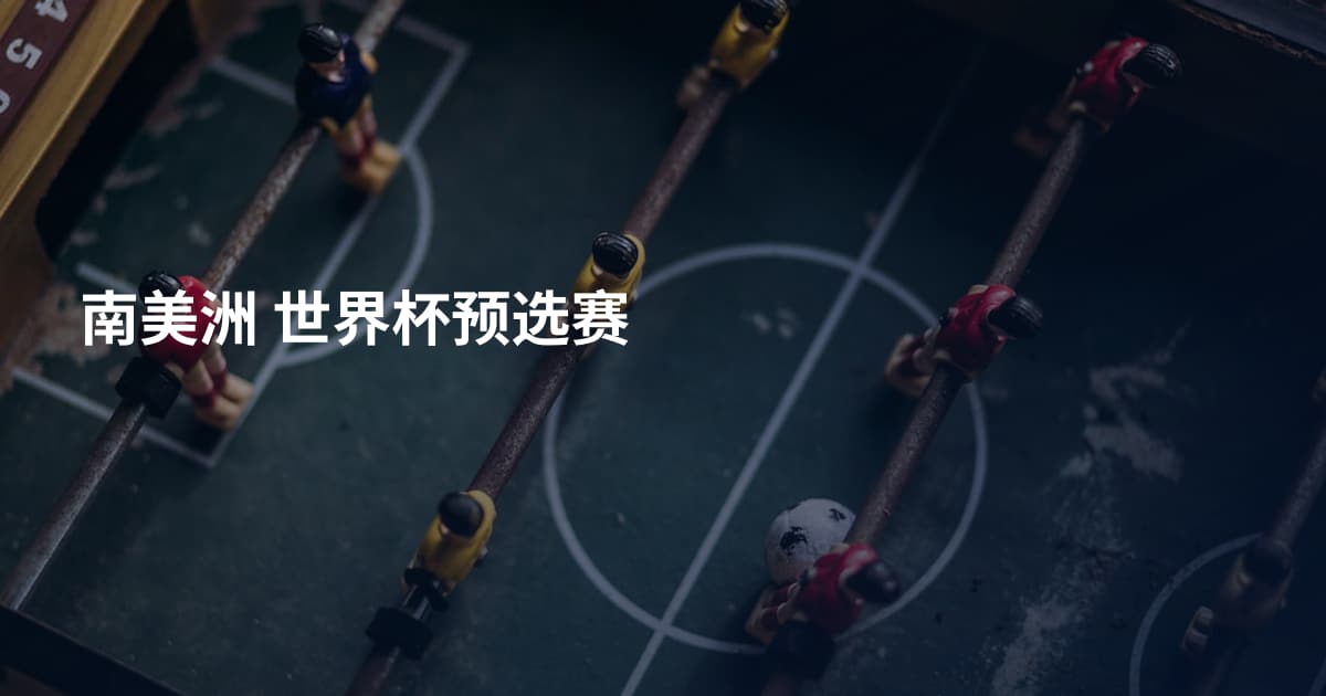南美洲 世界杯预选赛