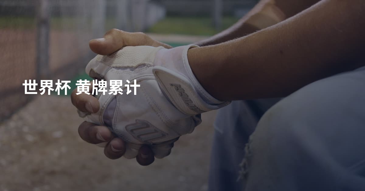 世界杯 黄牌累计