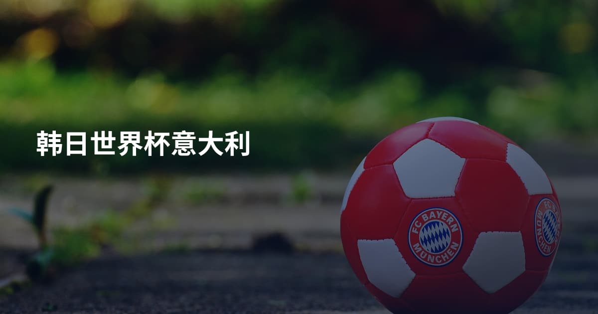 韩日世界杯意大利