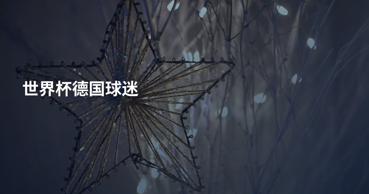 世界杯德国球迷