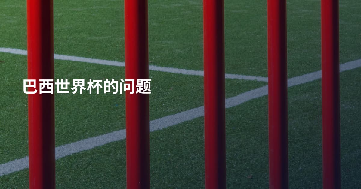 巴西世界杯的问题