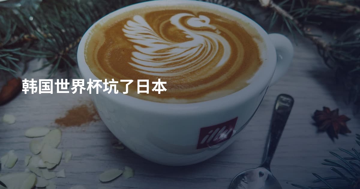 韩国世界杯坑了日本