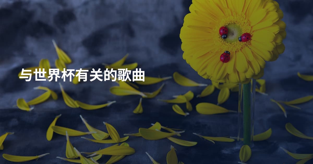 与世界杯有关的歌曲