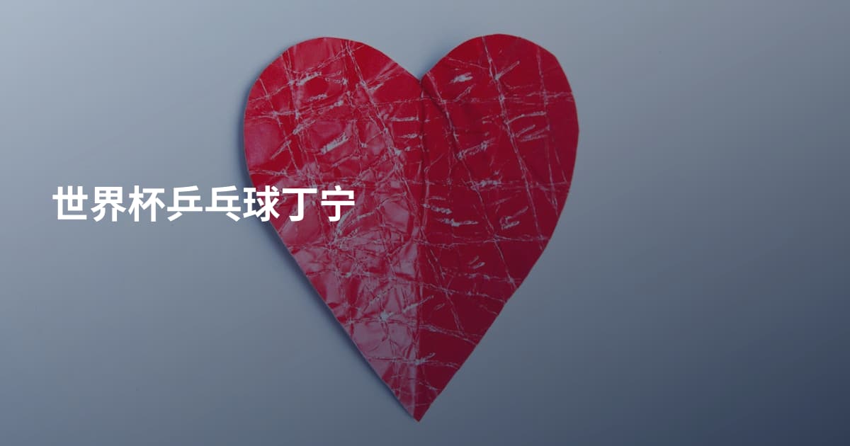 世界杯乒乓球丁宁