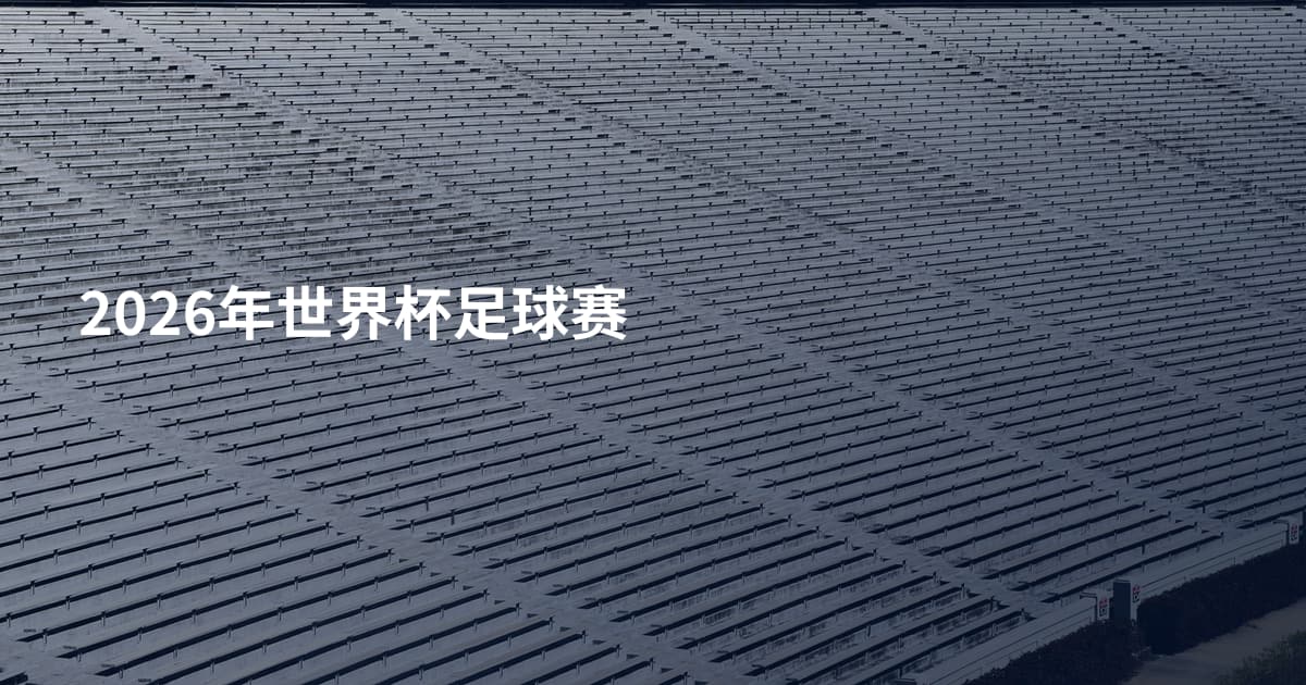 2026年世界杯足球赛