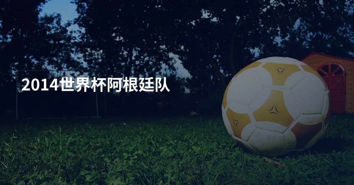 2014世界杯阿根廷队