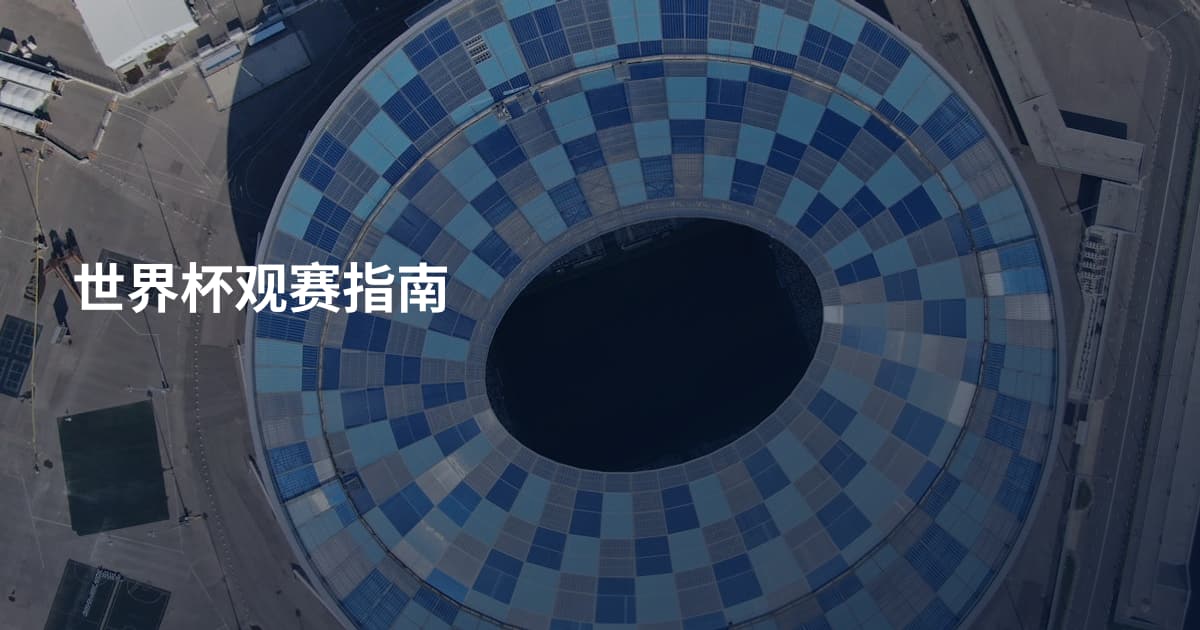 世界杯观赛指南