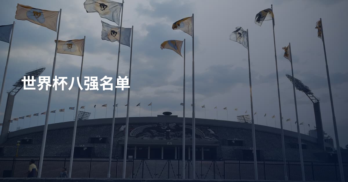 世界杯八强名单