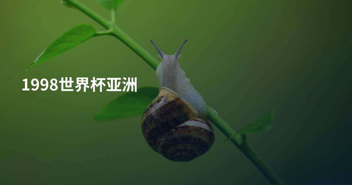 1998世界杯亚洲