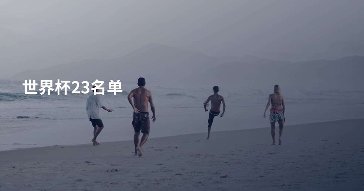 世界杯23名单