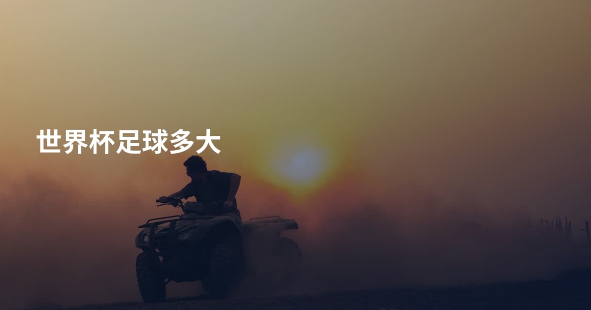 世界杯足球多大