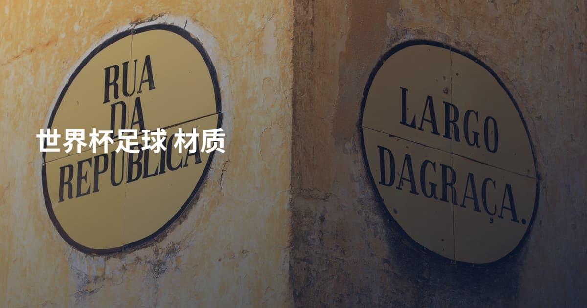 世界杯足球 材质